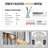 24" Luxury Modern Crystal Ceiling Chandelier Pendant Lamp Lights Fixtures Three Lighting Colors