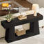 Console étroite en bois manufacturé avec tablettes-1624282347