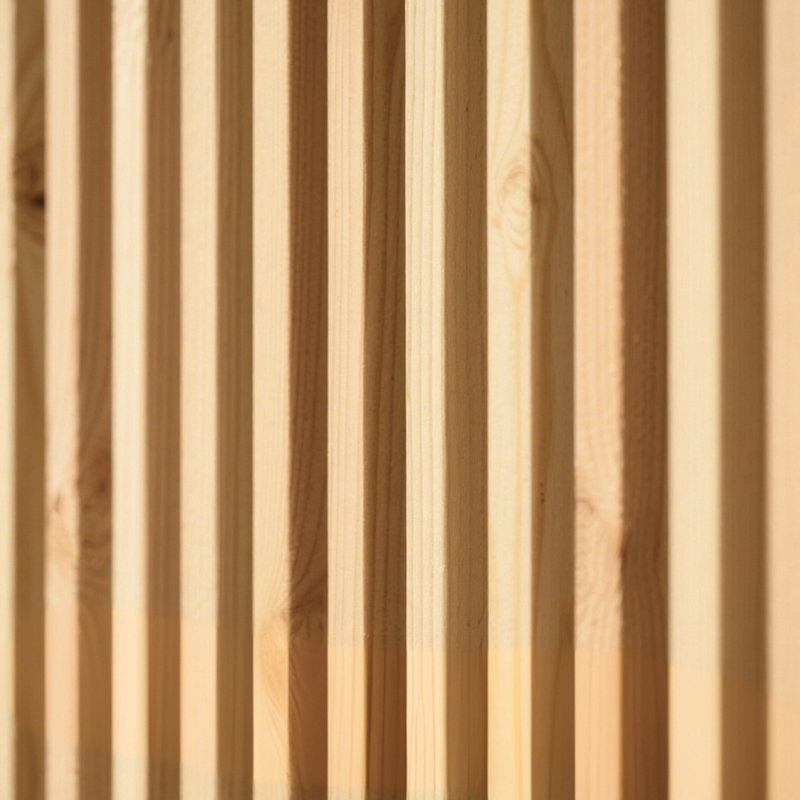 Wood Slat Panel Sliding Barn Door - Solid Wood Interior Door Include Installation Hardware Kit (Assembly required), 36" x 84"