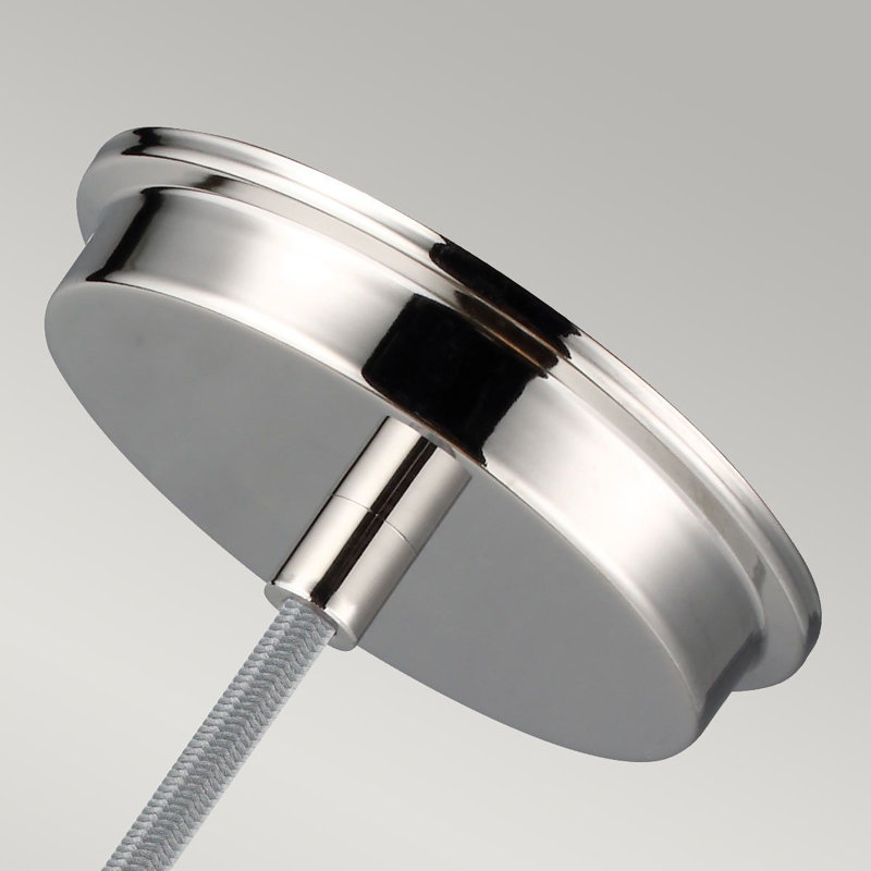 Llewellyn 1 - Light Cone Pendant, Polished Nickel