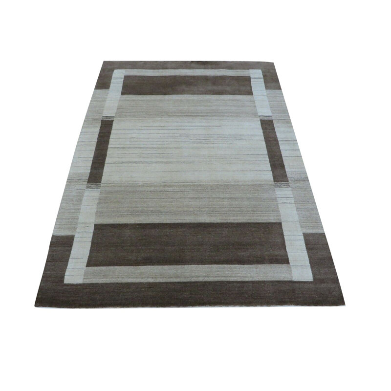 Tapis de zone en laine 5 pi 9 po x 7 pi 10 po one-of-kind-noué la