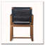 Ensemble de 2 fauteuils d'extérieur en bois d'acacia avec corde et coussins lavables-74212351