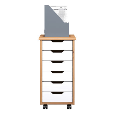 Kerge 6 Drawer Solid Wood Storage Chest