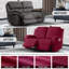 Housse pour fauteuil inclinable extensible 2 places Wald, Housse pour causeuse inclinable-599631019