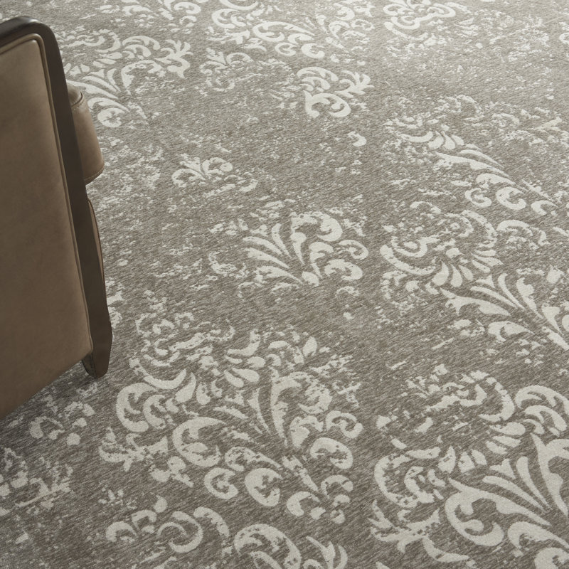 Sophie Damask Area Rug, Rectangle 244 x 305cm