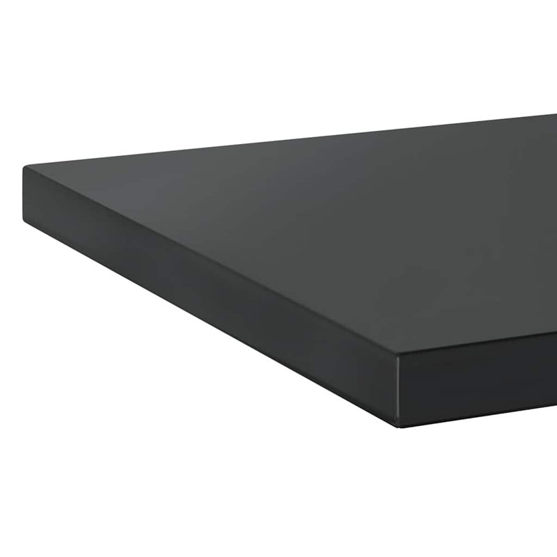 Roheel Stainless Steel Bracket Shelf, Black, 3cm H x 50cm W x 40cm