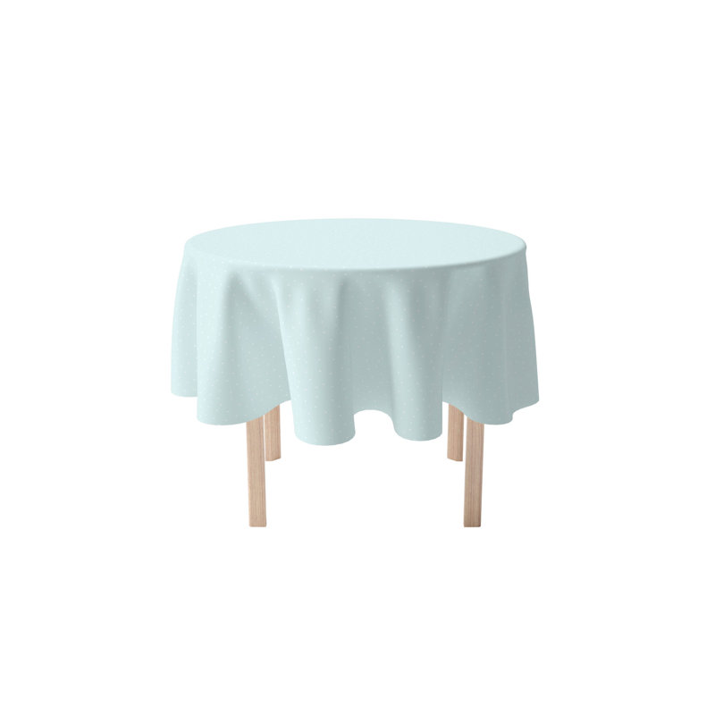 Round Cotton Twill Tablecloth