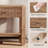 59-Inch Console Table with 2 Drawers, Narrow Entryway Table with Shelf, Fluted Sofa Tables Behind Couch for Living Room, Hallway