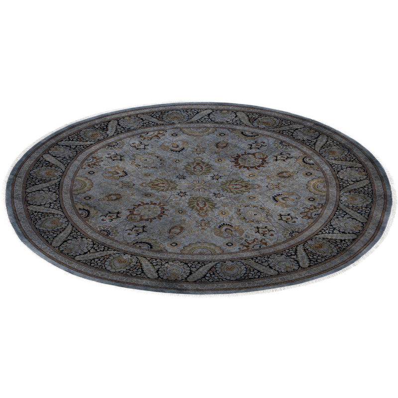 Overdyed One-of-a-Kind 9' 1" X 9' 1" Hand Knotted Area Rug