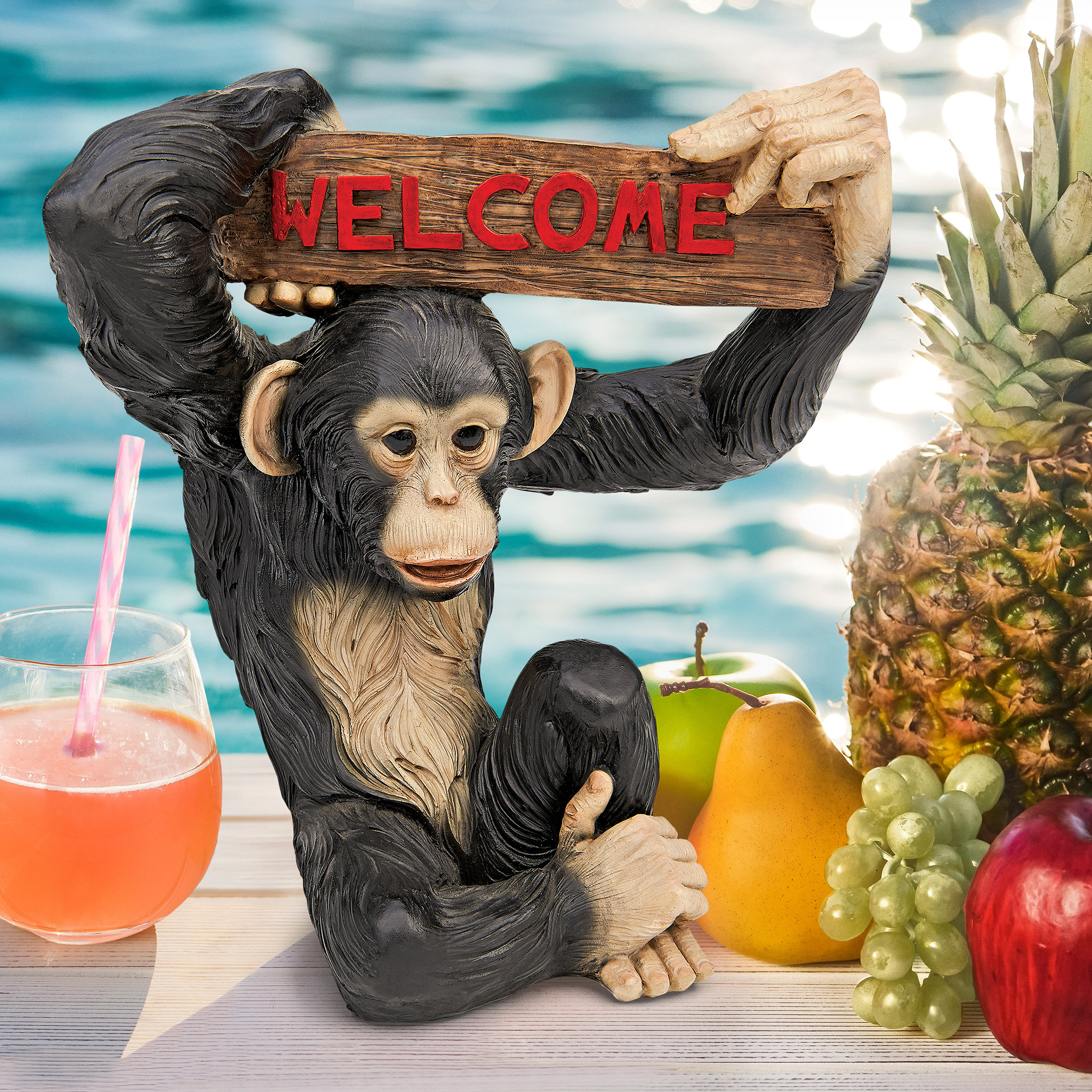 Design Toscano Monkey Business Fun Welcome Statue & Reviews - Wayfair ...