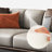 Khaki Genuine Leather Modular Sofa cushion couch-109304993-109304996-109304991