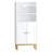 Mini Floor Cabinet with 2 Door and Shelves