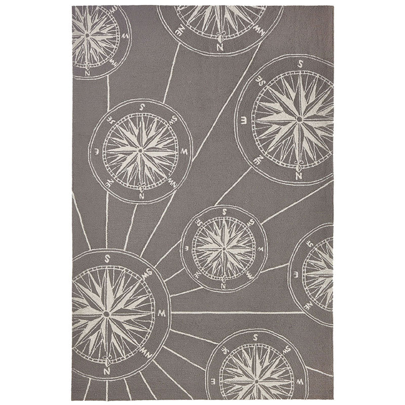 Shelborne Tufted Kitchen Mat, Rectangle 1'8" x 2'6", Gray