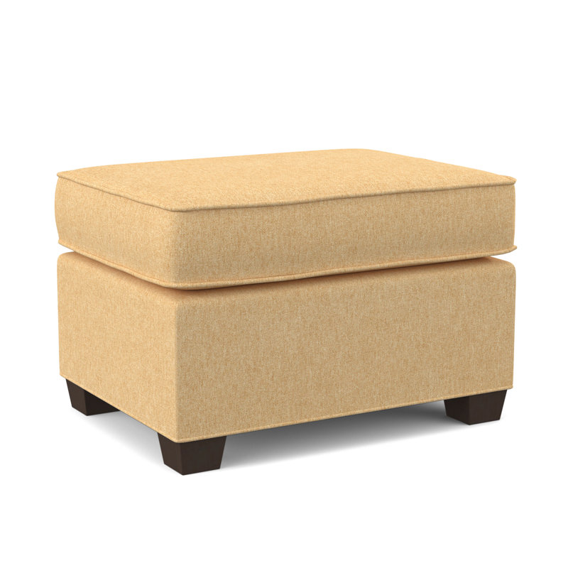 Finn 26" Wide Rectangle Standard Ottoman, Cafelle, Dorset Camel