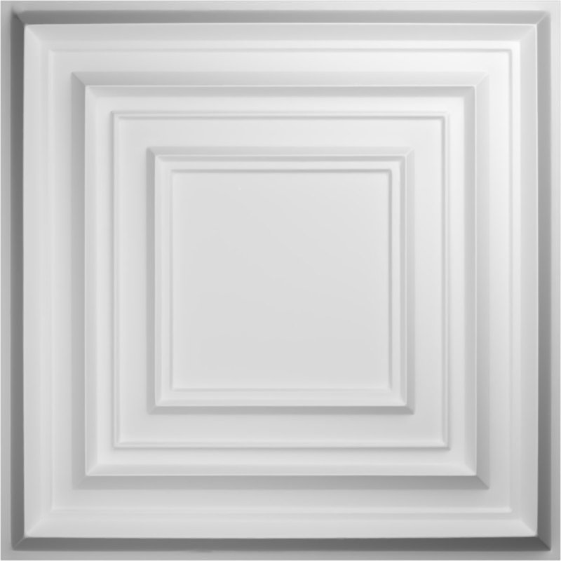 White Textured 3D PVC Decorative Wall Panels Set