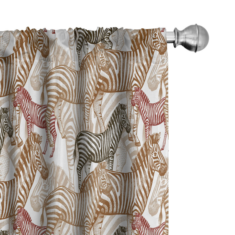 Panneau coulissant semi-diaphane avec passe-tringle Zebra, 28 po x 95 po