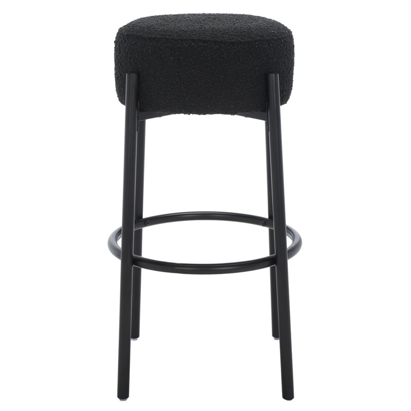 Tabouret Colombe, Tabouret de bar (siège d'une hauteur de 30 po), Bouclé noir