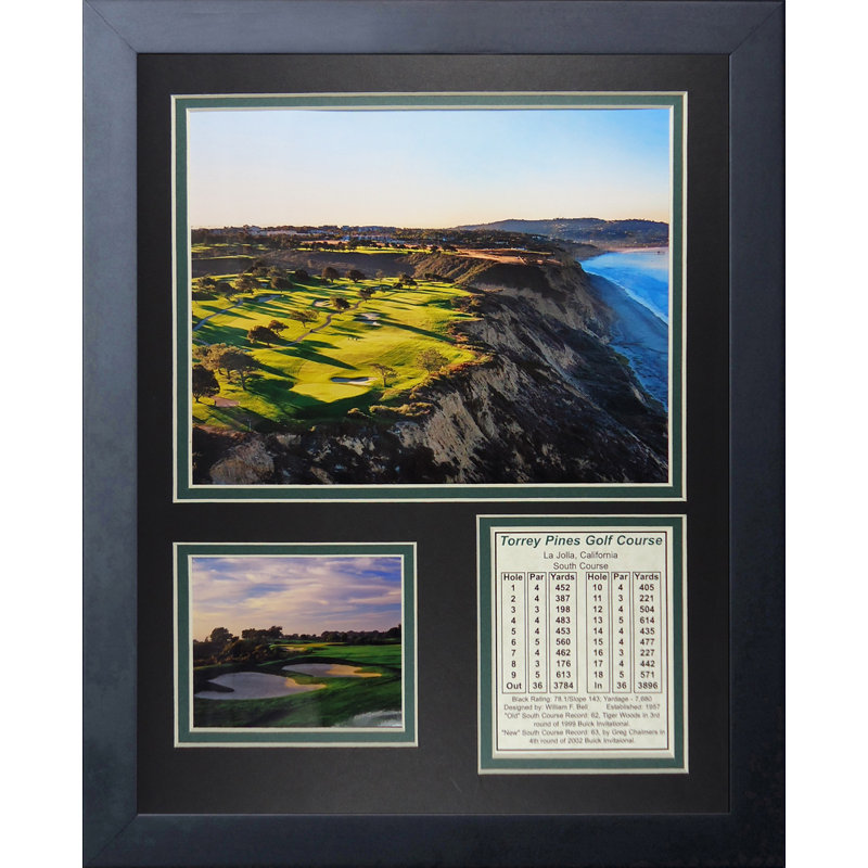 Souvenirs encadrée "torrey pin" golf course i