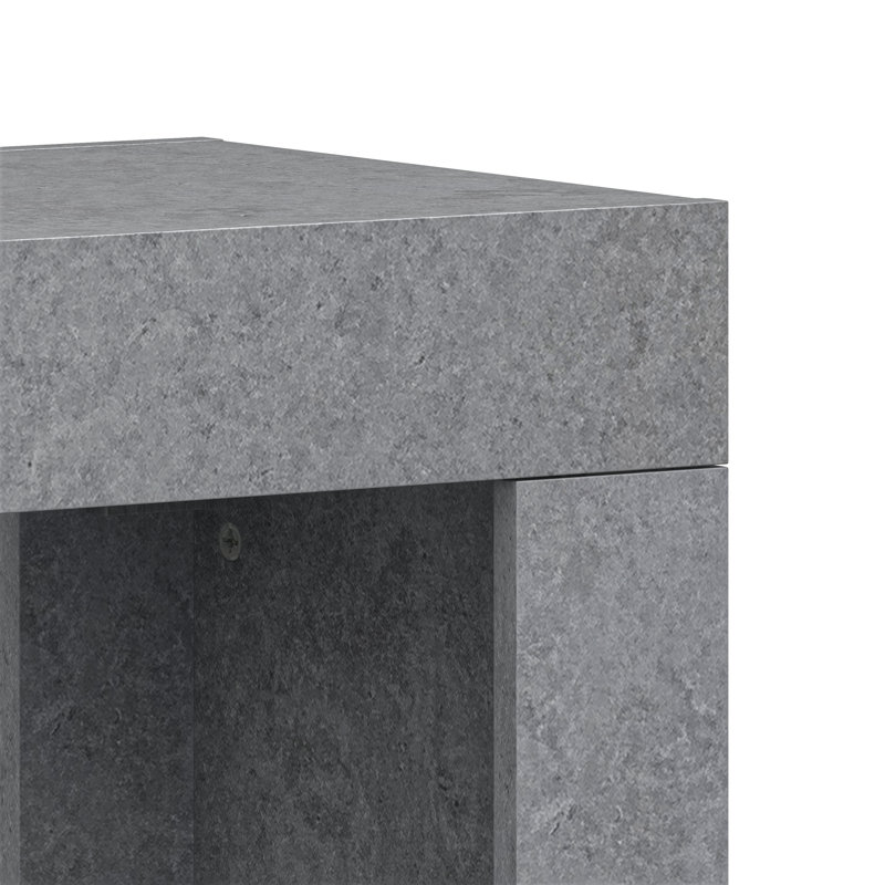 Caomhan 46.9“ Console Table, Concrete Cool Gray