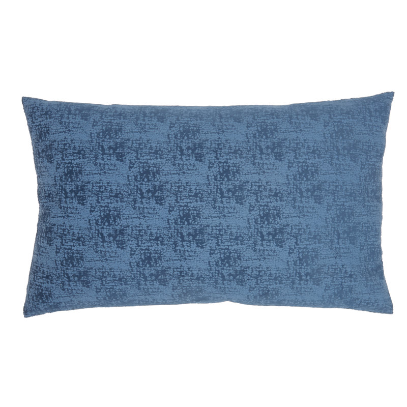 Abstract Throw Pillow, Navy