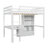 Full Loft Bed With Storage Drawers & Built-in Desk-1433286053