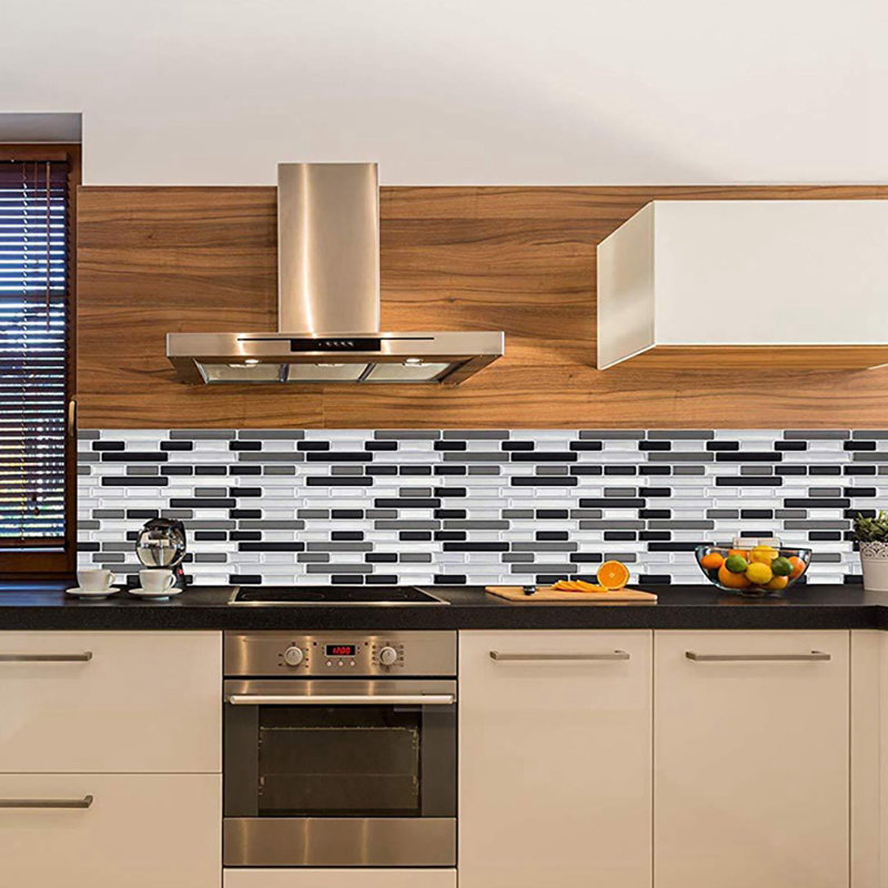 Long Strip Mosaic 3D Self-Adhesive Wall Tiles