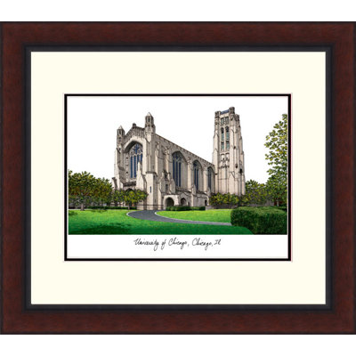 NCAA Chicago Maroons Legacy Alumnus Lithograph Picture Frame