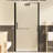 Pivot Shower Door 35 - 36" W 72" H, 1/4" 6Mm  Clear Tempered Glass, Proof Film, Matte Black, Reversible Installation, Nano Coating For A Spot And Fresh Shower, Wall Contour Design Uneven Walls, Rust-128897197