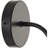 1-Light Iron Wall Sconce with Linen Shade-1507827890