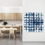 Art mural abstrait géométrique Shibori-124290099