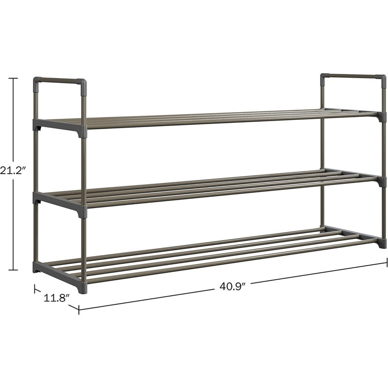18 Pair Stackable Shoe Rack