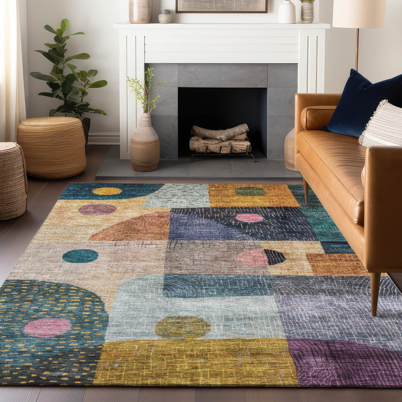 Tapis vert intérieur / extérieur lavable Noel , 10 pi x 14 pi