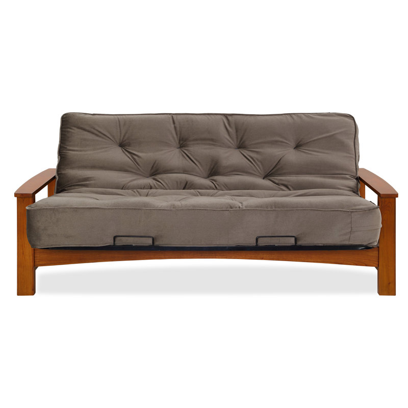 Futon et matelas Mccalla, Brun cendré