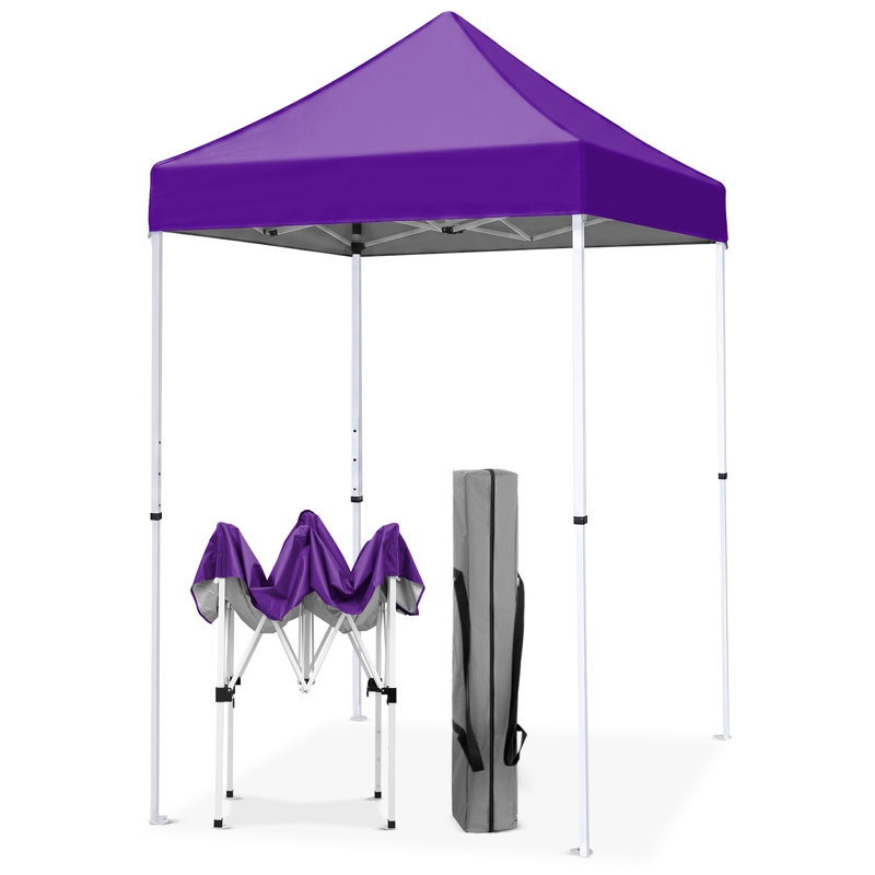 Auvent en métal l 5 pi x P 5 pi Pop Up, Mauve