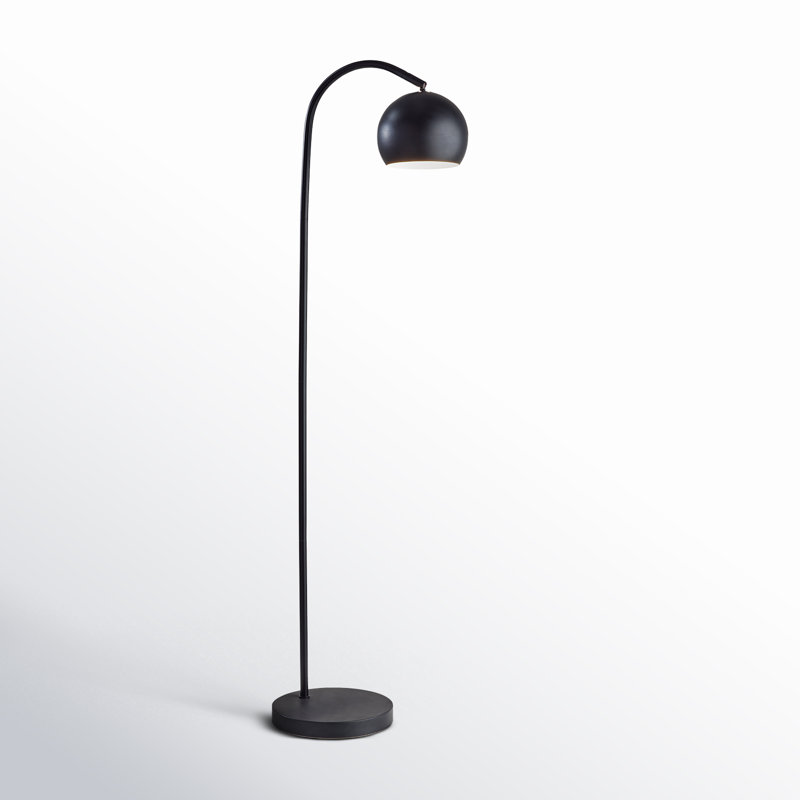 Cintra 59'' Black Arched Floor Lamp