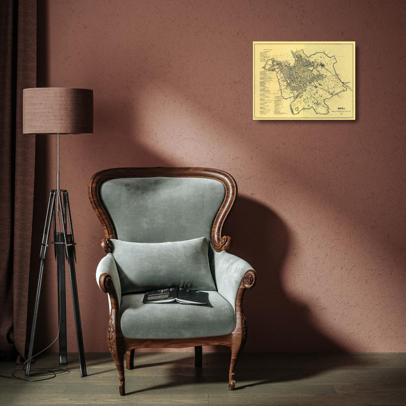 Art sur toile tendue Trent Austin Design® Castro, Roma, Castro, H 15 po x l 18 po