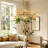 Burness 15 - Light Gold Sputnik Modern Linear Chandelier-1729010677