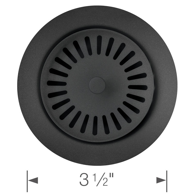 SILGRANIT-Matched Metal Sink Basket Strainer, Anthracite