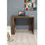 Bureau d'étude polyvalent avec de nombreuses tablettes, couleur noyer, 35,4 x 27,6 x 19,7 pouces | 100% panneau de particules enduit de mélamine, épaisseur: 0,7 pouce | Idéal pour les bureaux à domicile et les espaces d'étude, design élégant et fonctionnel