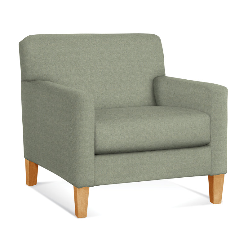 Tampa Armchair, Green Performance Fabric; 0851-54, Flax