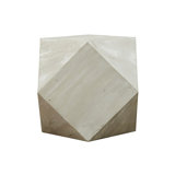 Iconsahedron Solid Wood End Table