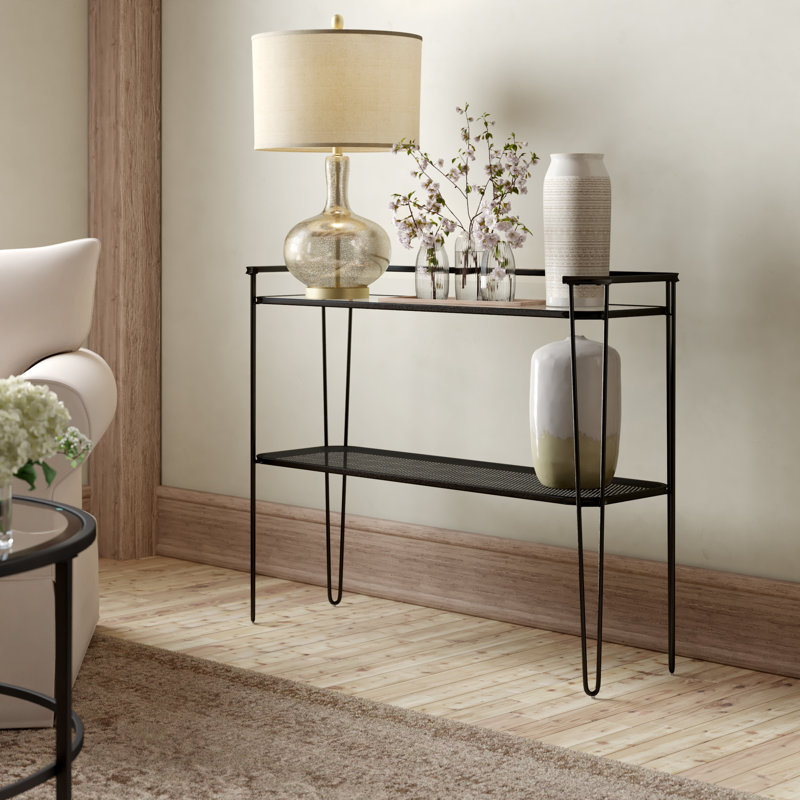 Console de 43 po Maisonet, Clear Glass