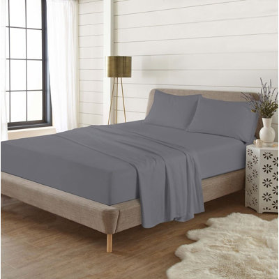 100% Brushed Cotton Thermal Flannelette Sheet Set (Fitted Sheet - Flat sheet - Pillow Case)