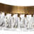  Shymir Gold Crystal Drum Integrated LED Chandelier