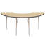 Table d'activité demi-lune 36 "x 72" avec pieds réglables-99075988-99075989