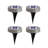 Low Voltage Solar Powered Integrated  LED Well Light Pack