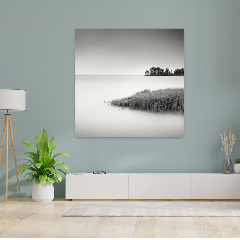 Makkum II, art abstrait de l'océan côtier, H 48 po x l 48 po