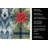 Blue-Gray Scottish Deerhound Christmas PoinsettIas Kitchen Towel-2080584051