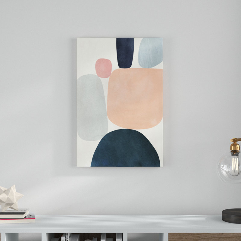 «Gem Totem II» par Victoria Borges, reproduction d'art sur toile tendue, H 30 po x l 20 po