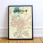 Utrecht City Map - No Frame Print-1788686943